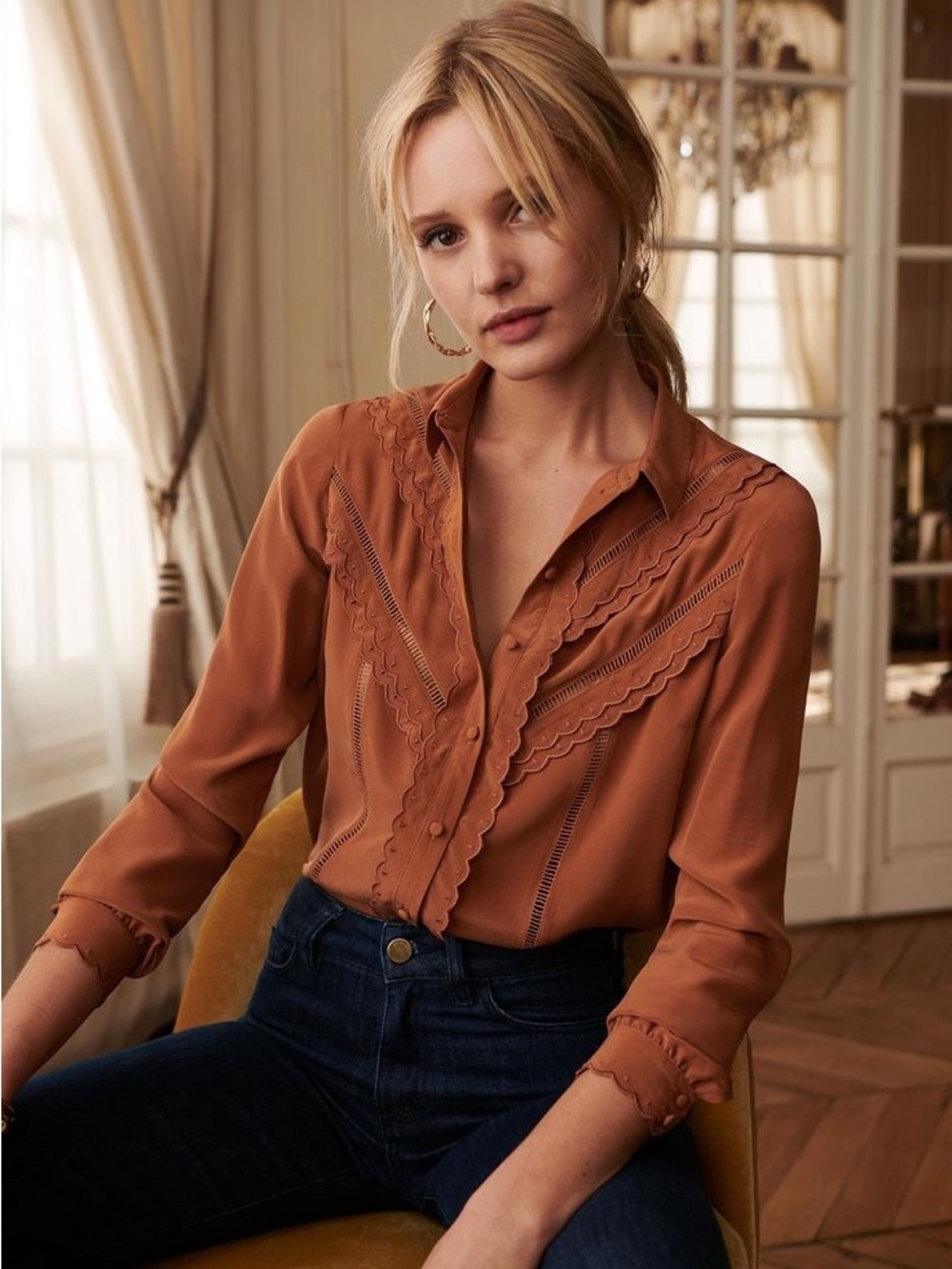 Sézane Célia blouse
